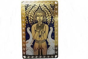 DMtse Chinese Feng Shui Buddha Twin Elephant Amulet Card for Meditation Good Luck Wealth Success and Protection - Image 3