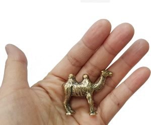 DMtse Chinese Brass Mini Camel Decor Statue Figurines for Animal Sculpture Ornaments Collectibles Gift - Image 4