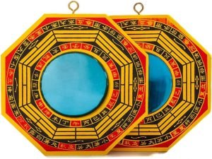 DMtse 4 Inch Bagua Mirror Set of 2 for Protection; One Concave Mirror for Protection Against Passive Negative Energy & One Convex Mirror for Protection Against Active Harmful Energy - Image 4