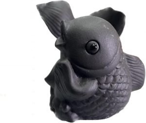 DMtse Ceramic Feng Shui Fish for Good Lucky Statue Figurines for Animal Wealth Carp Treasure Fortune Auspicious Sculpture Decoration Gift - Image 7