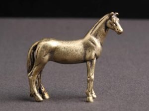 DMtse Chinese Feng Shui Brass Mini Horse Decoration Statue Figurines for Success Animal Sculpture Collectibles Gift - Image 7