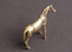 DMtse Chinese Feng Shui Brass Mini Horse Decoration Statue Figurines for Success Animal Sculpture Collectibles Gift - Image 5