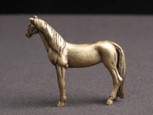 DMtse Chinese Feng Shui Brass Mini Horse Decoration Statue Figurines for Success Animal Sculpture Collectibles Gift - Image 3