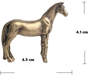 DMtse Chinese Feng Shui Brass Mini Horse Decoration Statue Figurines for Success Animal Sculpture Collectibles Gift - Image 8