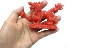 DMtse Chinese Feng Shui Dragon Lucky Red Color Figurine Statue for Luck & Success 4 inch Long - Image 4
