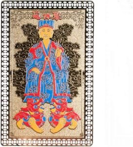DMtse Chinese Feng Shui Tai Sui Amulet Card Golden for Good Luck Blessings - Image 4
