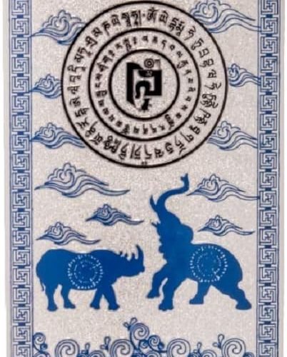 DMtse 風水藍犀象防盜護身符卡