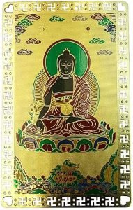DMtse Feng Shui Medicine Buddha Health Talisman Card - Image 4