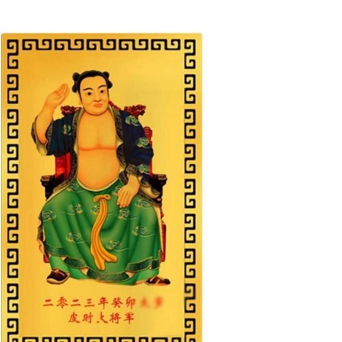 DMtse Chinese Feng Shui Great General Tai Sui Amulet Card for Good Luck Wealth Success and Protection