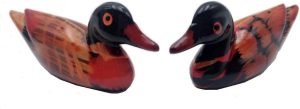 DMtse Feng Shui Pair Mandarin Ducks for Love & Fidelity Resin 3.15 inch / 8 CM Size Free Red String - Image 5
