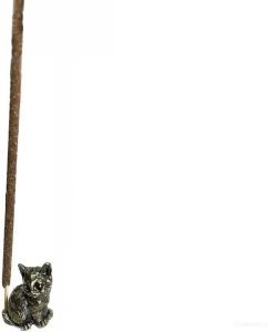 DMtse Brass Cute Cat Kitty Decor Statue Figurines for Animal Sculpture Collectibles Lovely Gift：圖片 2