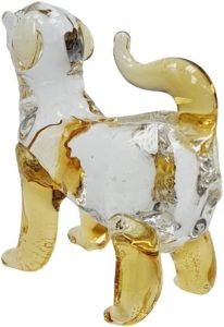 DMtse Glass Crystal Dog Decor Statue Ornament Figurine Collectibles Ornament Statue Animal Decoration Gift with Box - Image 4