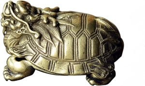 DMtse Chinese Feng Shui Brass Mini Cute Dragon Turtle Decor Statue Figurines Sculpture Collectibles for Avoiding Evil & Keeping Peace Gift Mascot - Image 8