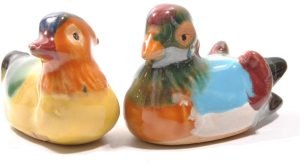 DMtse Feng Shui Ceramic Pair Mandarin Ducks for Love & Fidelity (2 6/8 inch Small Size) Figurines for Happy Love Lucky - Image 2