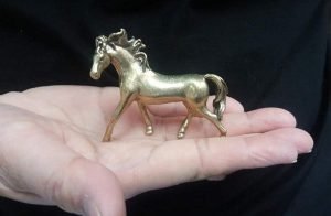 DMtse Chinese Feng Shui Brass Mini Horse Decor Statue Figurines for Animal Sculpture Collectibles Gift ( Horse Male ) - Image 8