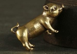 DMtse Chinese Feng Shui Brass Mini Pig Decor Statue Figurines for Animal Sculpture Collectibles Gift - Image 8