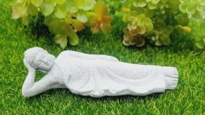 DMtse Buddha Reclining Meditating Carving Statue Figurines Sculpture Collectibles for Home Buddha Attractive & Serene Ornament - Image 6