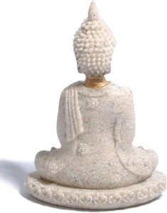 DMtse Buddha Statue Beautiful Ornaments Meditation Seated Pose Worship Attractive and Serene Buddha Statue Figurine - Image 6
