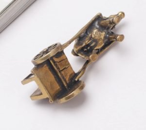 DMtse Chinese Brass Mini Ox Pull Cart Decor Statue Figurines for Animal Sculpture Collectibles Gift - Image 6