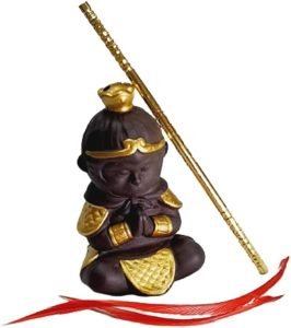 DMtse Chinese Ceramics Monkey King Statue Sun Wukong Kung Fu Figurine Accessories Ornaments for Home Decoration - Image 7