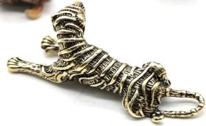 DMtse Chinese Feng Shui Brass Mini Tiger Decor Statue Figurines for Animal Good Lucky Sculpture Collectibles Gift - Image 9