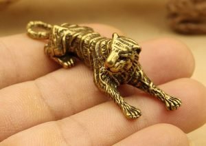 DMtse Chinese Feng Shui Brass Mini Tiger Decor Statue Figurines for Animal Good Lucky Sculpture Collectibles Gift - Image 6