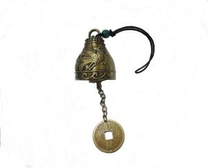 DMtse Chinese Lucky Feng Shui Dragon and Phoenix Vintage Bell for Wealth and Safe, Success, Ward Off Evil, Protect Peace - Home Garden Car Interiors Hanging Charm Wind Chime Good Luck Blessing - Image 2