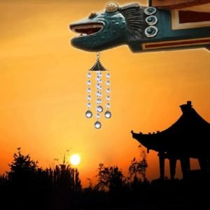DMtse Feng Shui Chandelier Wind Chimes Crystal Ball Hanging Suncatcher Pendant Hanger for Window Curtains Home Garden Decoration DIY Ornament Gifts - Image 4