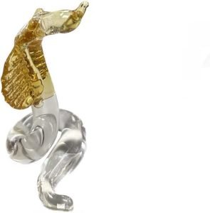 DMtse Glass Crystal Mini Snake Statue Ornament Figurine Collectible Ornament Statue for Lucky Feng Shui - Image 3