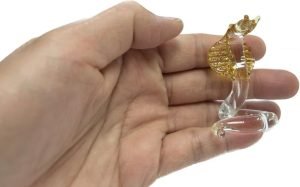 DMtse Glass Crystal Mini Snake Statue Ornament Figurine Collectible Ornament Statue for Lucky Feng Shui - Image 4