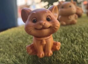 DMtse Hand Carved Natural Wood Mouse Statue Sculpture Animal Figurine Brings Good Lucky for Mascot Gift - Image 2