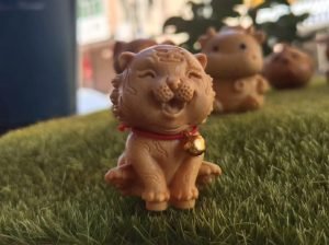 DMtse Hand Carved Natural Wood Tiger Statue Sculpture Animal Figurine Brings Good Lucky for Attract Wealth Collectibles Gift - Image 3