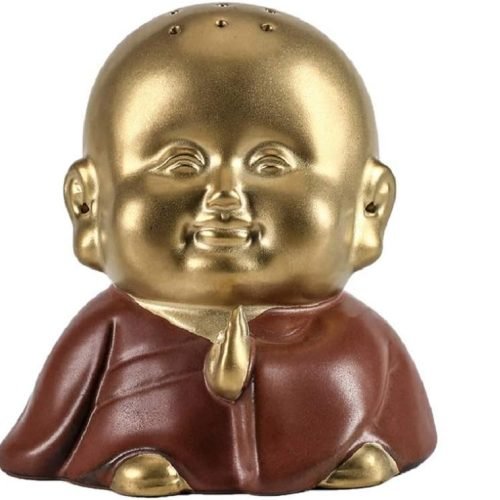 DMtse Little Buddha Zen Ceramic Incense Burner Tray Burner Aromatherapy for Tea Ceremony Home Decoration