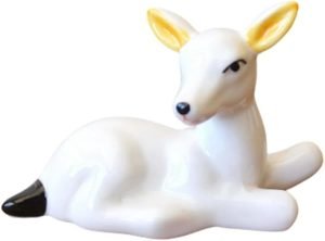 DMtse Ceramic Pair White Deers Decor for Home Décor Porcelain Figurines Decoration for Happy Lucky Ceramic - Image 6