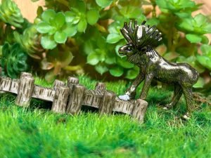 DMtse Brass Elk Deer Decoration Statue Figurines for Animal Sculpture Elegant Ornament Collectibles Gift - Image 2